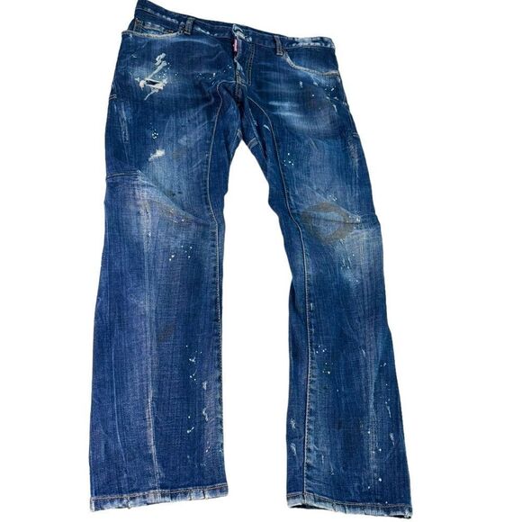 DSquared2 Tidy Biker Men’s Jeans 30 - Picture 1 of 14